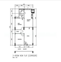 Blk 712 Bedok Reservoir Garden (Bedok), HDB 3 Rooms #581599381